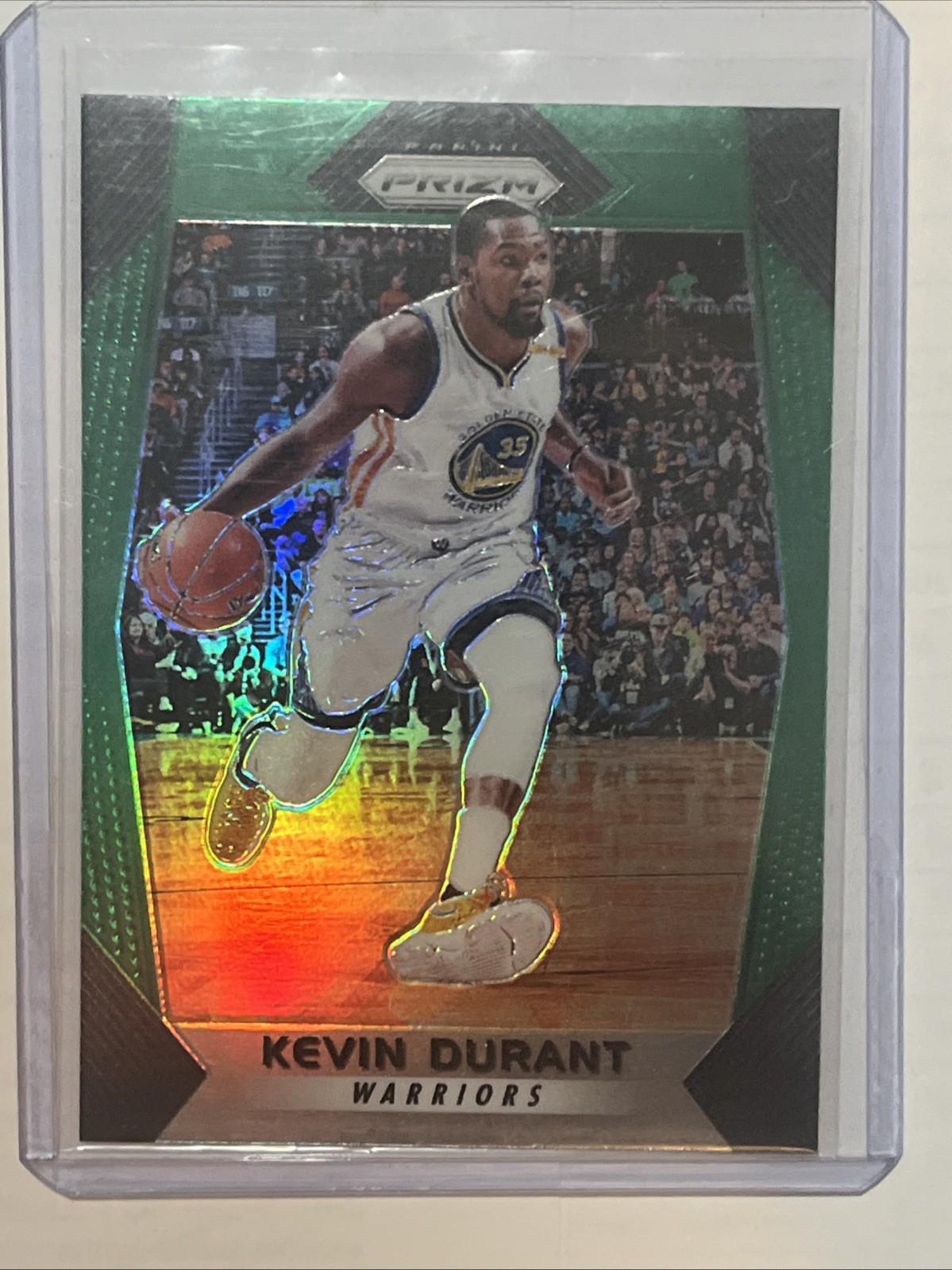 2017-18 Panini Prizm - Kevin Durant #44 Green Prizm
