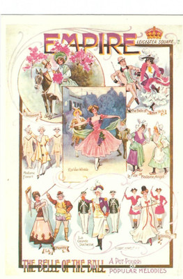 MUMBLES PUBLISHED ADVERTEMPIRE THEATRE THE BELE OF THE BALL CARD NO UVP/271