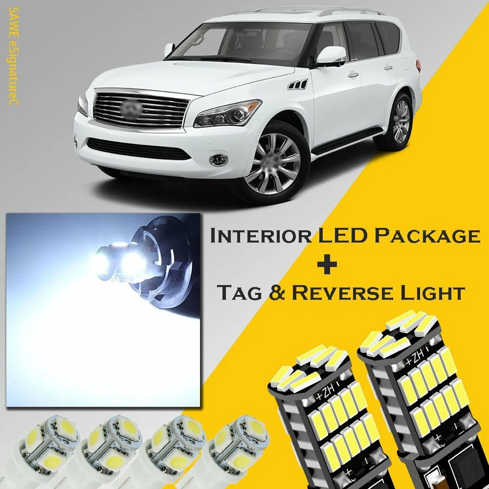 Juego De 9 LED Antiniebla Delanteros Para Infiniti QX56 2011-2013 | Potentes, Duraderos Y Listos Para Instalar