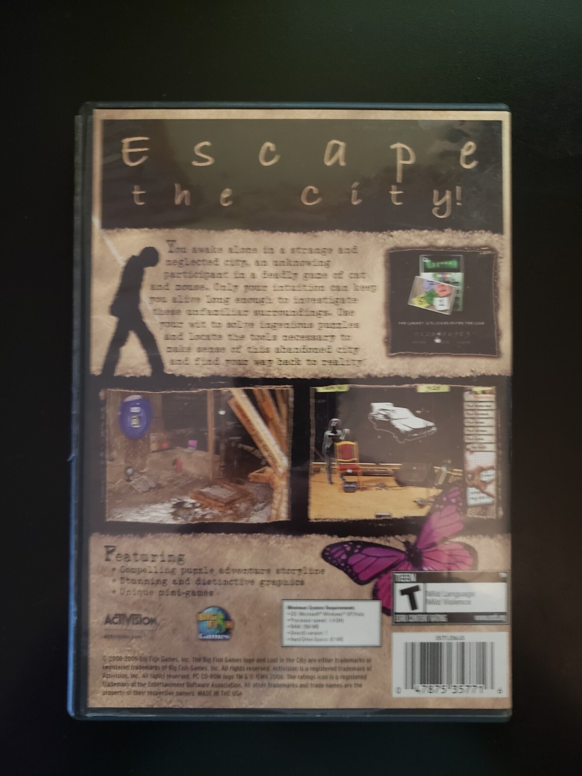 Lost in the City - Big Fish/Activision PC GAME WITH CASE BUY 2 GET 1 FREE  798936845665 | eBay