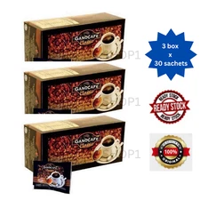 3 Box x 30 sachets Gano Excel Ganocafe Classic Ganoderma Healthy Black Coffee