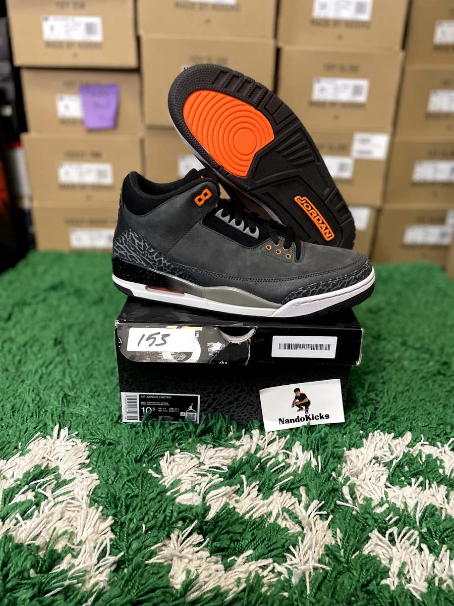 Nike Air Jordan 3 Retro Fear Pack CT8532-080 NEW! Size 10.5 | eBay