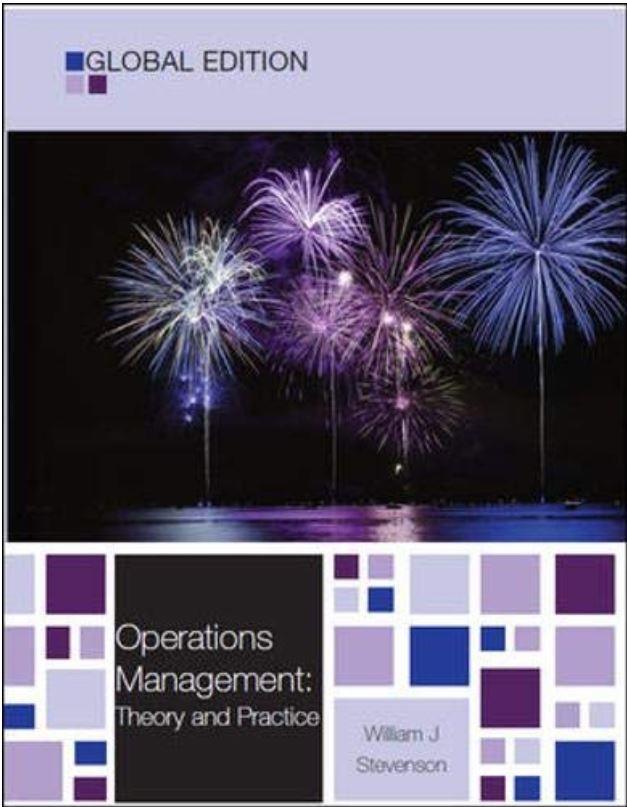 Operations Management, William J. Stevenson, Very Good,