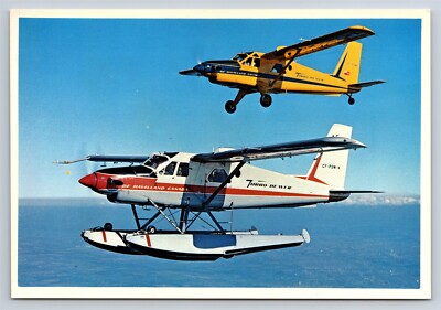 Airplane Postcard Turbo Beaver De Havilland Canada Issued Aircraft Stats GW26