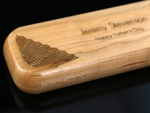 TIMBER WOODEN PEN SET FATHERS DAY GIFT WITH PERSONALISED LASER ENGRAVING - Bild 3 von 11