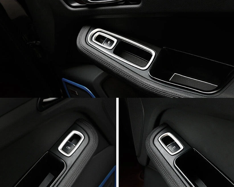 5Pcs Interior Window Lift Switch Cover Trim For Porsche Cayenne Macan Panamera Foto 2 de 4