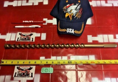 HILTI BIT SDS MAX 7/8'' X 20-1/2'' PREOWNED, FREE EXTRAS, STRONG, FAST SHIPPING