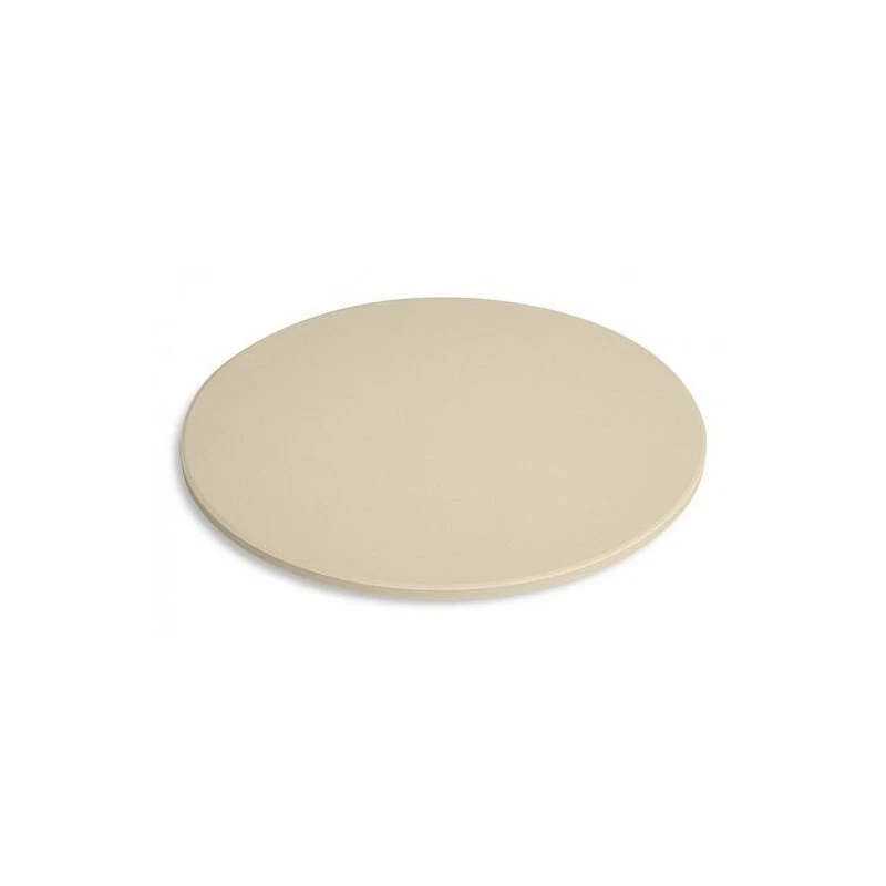 Zyle ZY18KSST Beige Round Oven BBQ Frozen Pizza Grilling Baking Stone Plate Pan