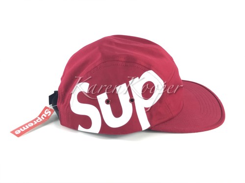 tags Supreme Sup Camp Cap Red 5 Panel 