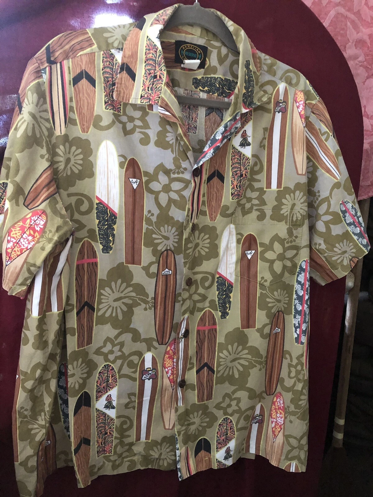 Hawaiian Collections Retro Shirt Cotton sz. XL