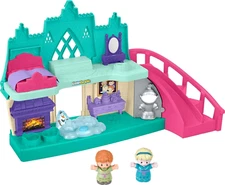 Little People Toddler Toy Disney Frozen Arendelle Castle Playset with Lights ...