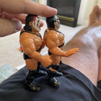 ザ・デモリッション　アックス&スマッシュ&クラッシュ　ハズブロ WWF WWF wwe Vintage Hasbro Wrestler Demolition Ax and Smash