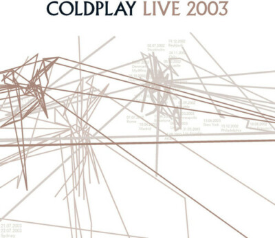 COLDPLAY : LIVE 2003 (CD + DVD) DISC + CVR ART - NO CASE - GOOD