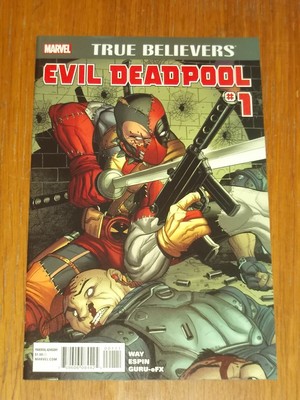 TRUE BELIEVERS DEADPOOL EVIL #1 MARVEL COMICS MARCH 2016 NM (9.4)