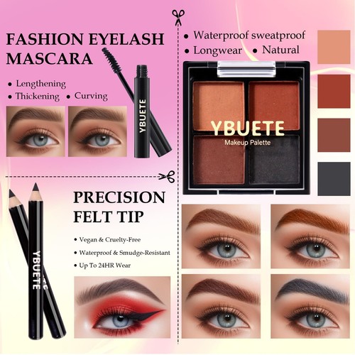 YBUETE Makeup Kit for Teens Girls Women Full Starter Cosmetics Set Makeup Pre... - Picture 4 of 7