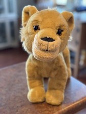 Disney  s The Lion King Roaring Simba Plush Head  Mouth Move Sound Works