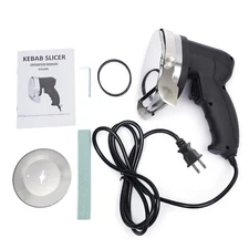 Electric Kebab Cutter Slicer Meat Knife Doner Gyros Shawarma Cutting Machine USA