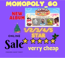 🌈MonopolyGo❄️1/2/3/4/5 Sticker❄️Fast sent⚡️ Cheap⚡️