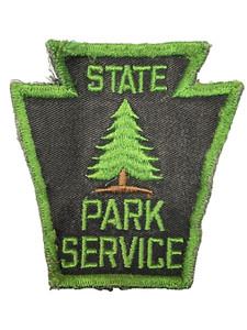 Pennsylvania State Park Service Vintage patch Keystone Tree Uniform PA Unused