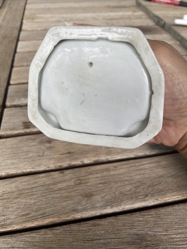 Vintage gray and white Dog porcelain ashtray - Picture 4 of 5