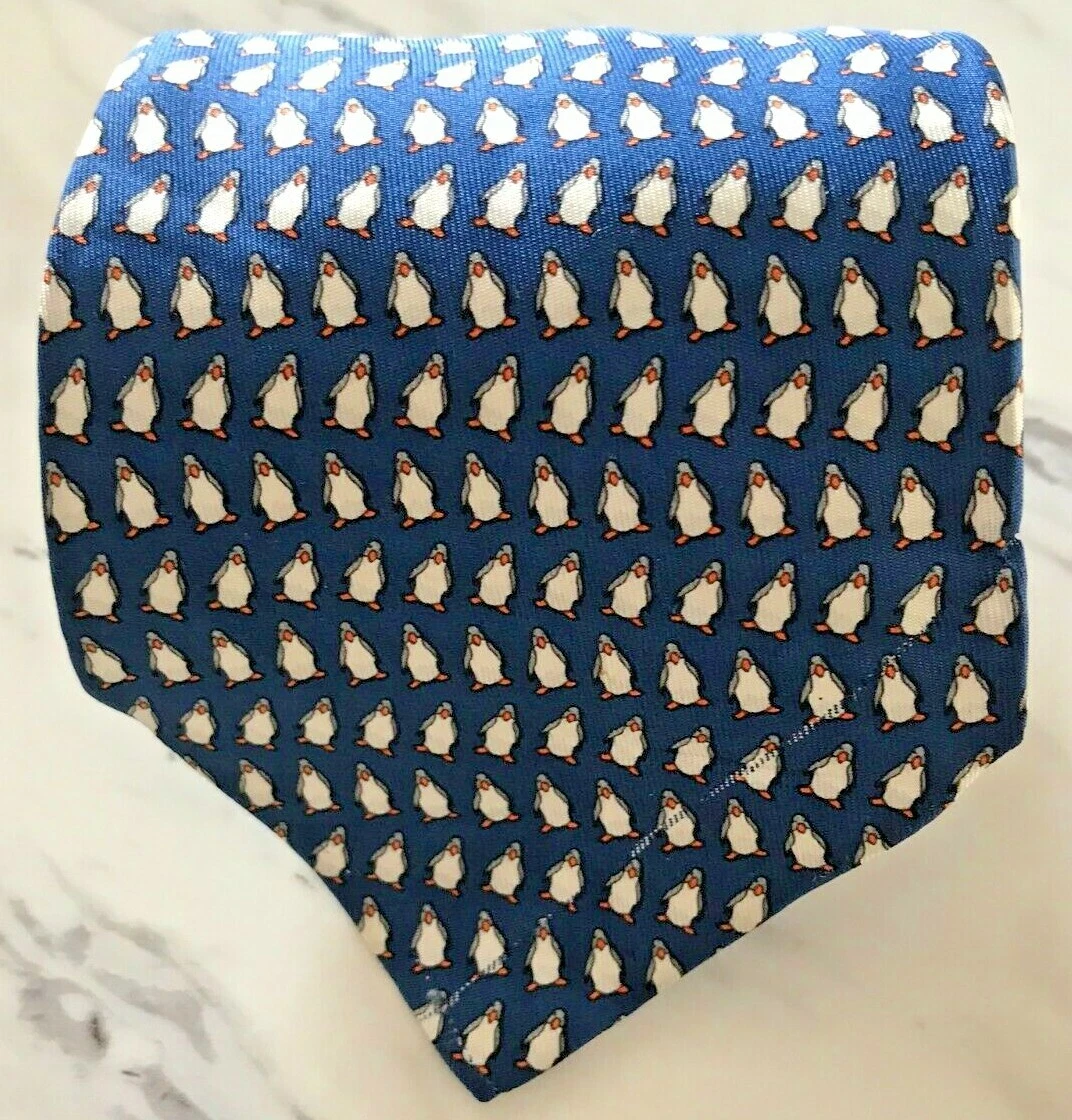 Hermes penguin tie Clearance