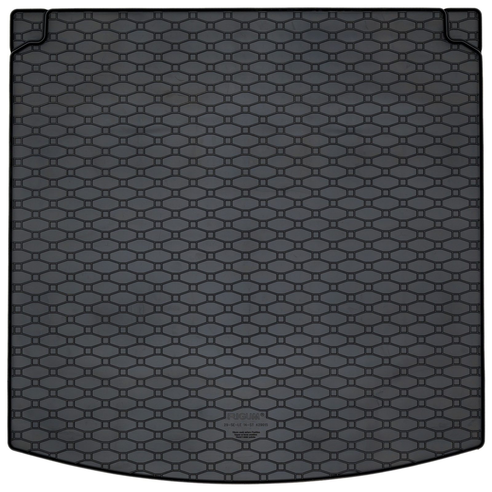 Tapis de coffre caoutchouc Seat Leon ST imperméable anti-salissure noir