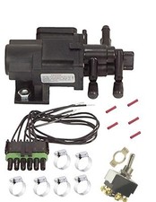 Válvula selectora de 6 puertos tanque doble combustible diésel + conector de arnés + interruptor + abrazaderas