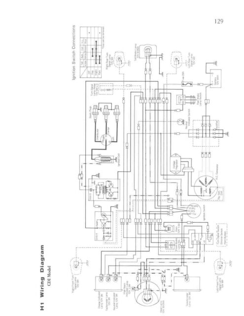 KAWASAKI Parts Manual H2 H2B H2-B 1974 Replacement Spares Catalog List