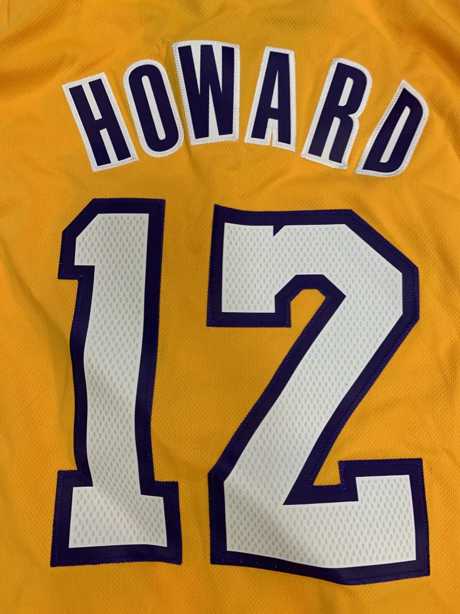 New Nike Men's XL Los Angeles Lakers Dwight Howard Jersey Yellow