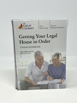 GETTING YOUR LEGAL HOUSE IN ORDER-Hurme-3 DVD & Course Guidebook-NEW, SEALED Set