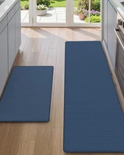 Kitchen Rug Set 2 Piece Kitchen Runner Rug Kitchen Floor Mat Cushioned Anti F...