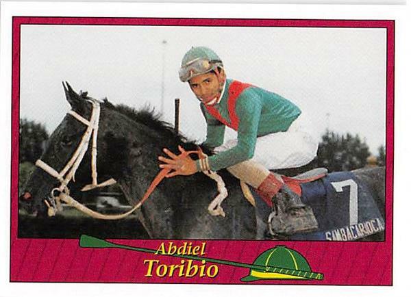 Abdiel Toribio trading card (Horse Racing) 1994 Jockey Star #206