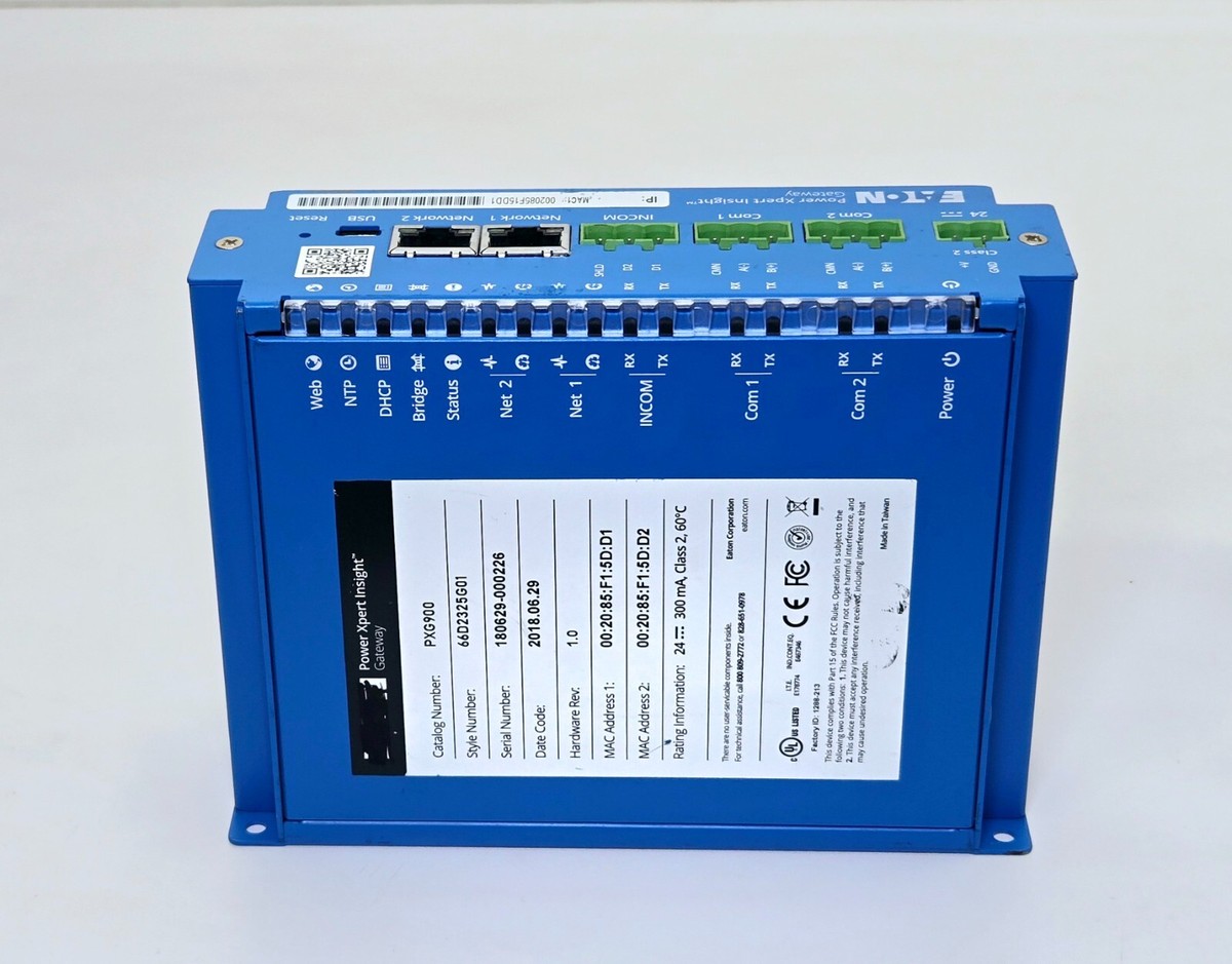 EATON PXG900 Power Xpert Insight Gateway 900, P/N:66D2325G01