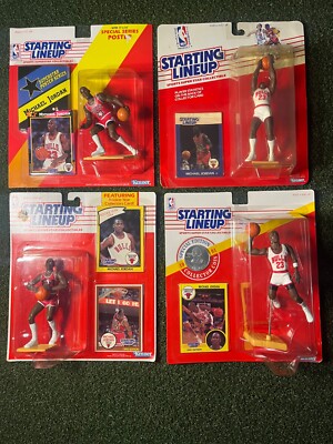 Michael Jordan Starting Lineup Set Exclusive Special Edition Collector Coin**RC*