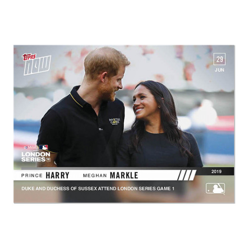 2019 Topps Now 448 Prince Harry / Meghan Markle