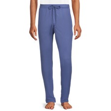 Hanes Men's Knit Wicking Stretch Pajama Sleep Pants Style 2075 Slate Blue