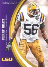 PANINI-COLLEGIATE Perry Riley RAIDERS REDSKINS LSU TIGERS