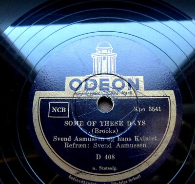 0657/ SVEND ASMUSSEN-Some of these days-Night and day -Fox-78rpm Schellack
