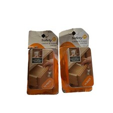 Safety 1st Baby Cabinet Locks Wide Grip Latches 14 Pack 2 packs