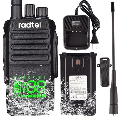 Radtel RT-493 IP67 Handheld 10W GMRS Long Range Two Way Radio Waterproof