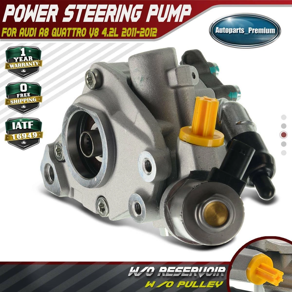 Cardone Power Steering Pump - Audi / D2 / A8 / S8 / C5 / A6 / S6 / RS6