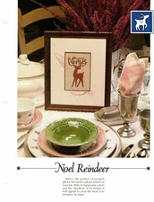 Noel Reindeer Christmas Cross Stitch Patterns By Vanessa Ann