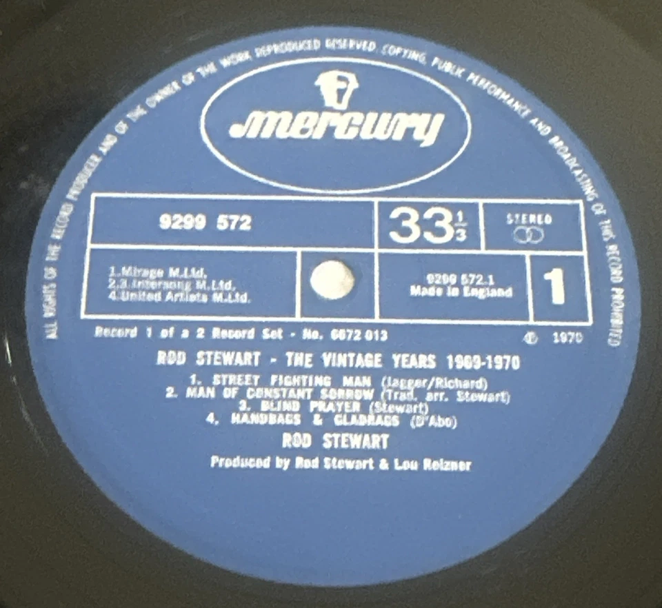 Rod Stewart - The Vintage Years (1969-70)  2 x Vinyl LP EX / EX - Image 4 of 4