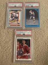 2 1990 7th Inning Sketch Scott Niedermayer PSA 6 Autograph Kamloops Pop 1 Auto