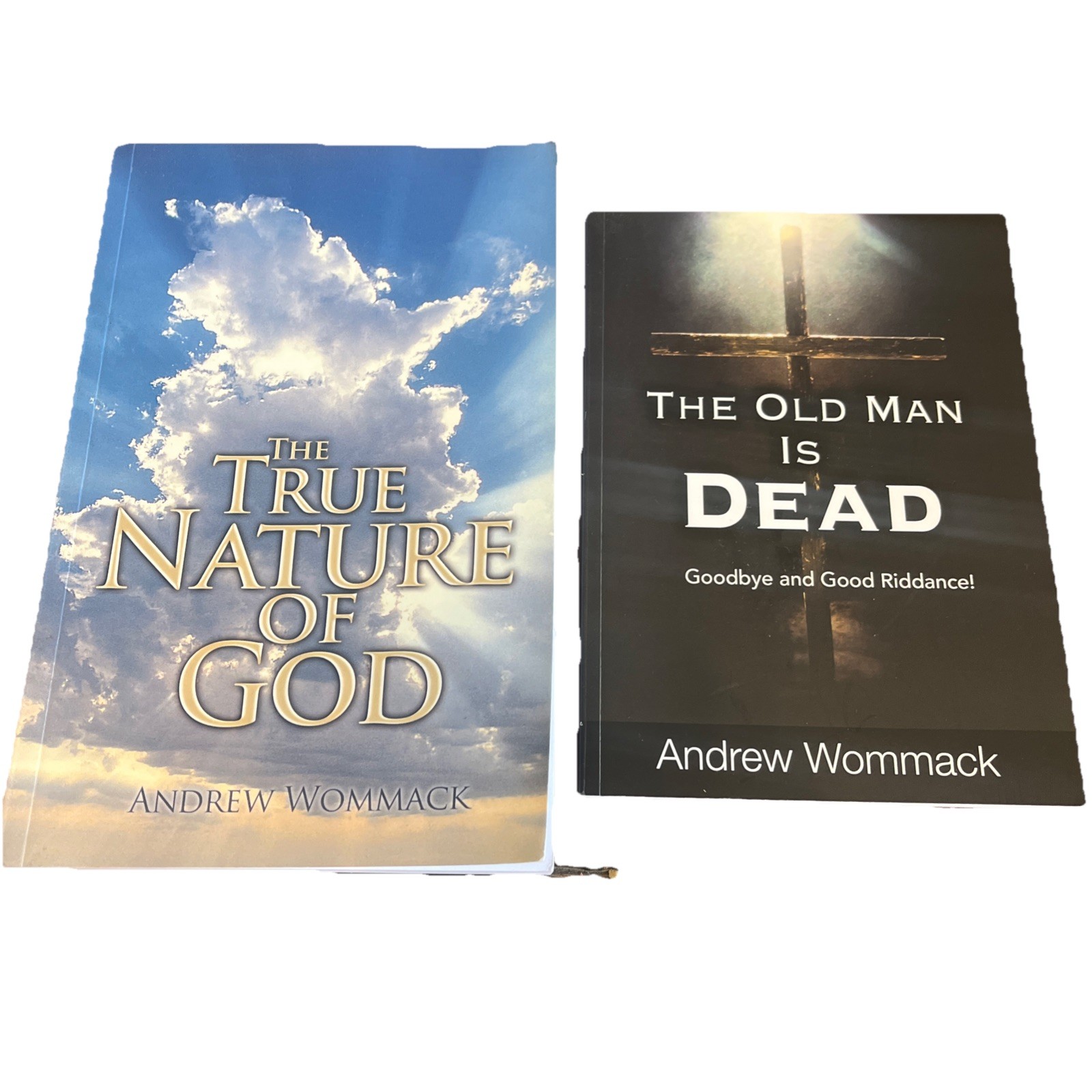 The True Nature of God & Old Man Is Dead Wommack, Andrew Paperbacks Vgc