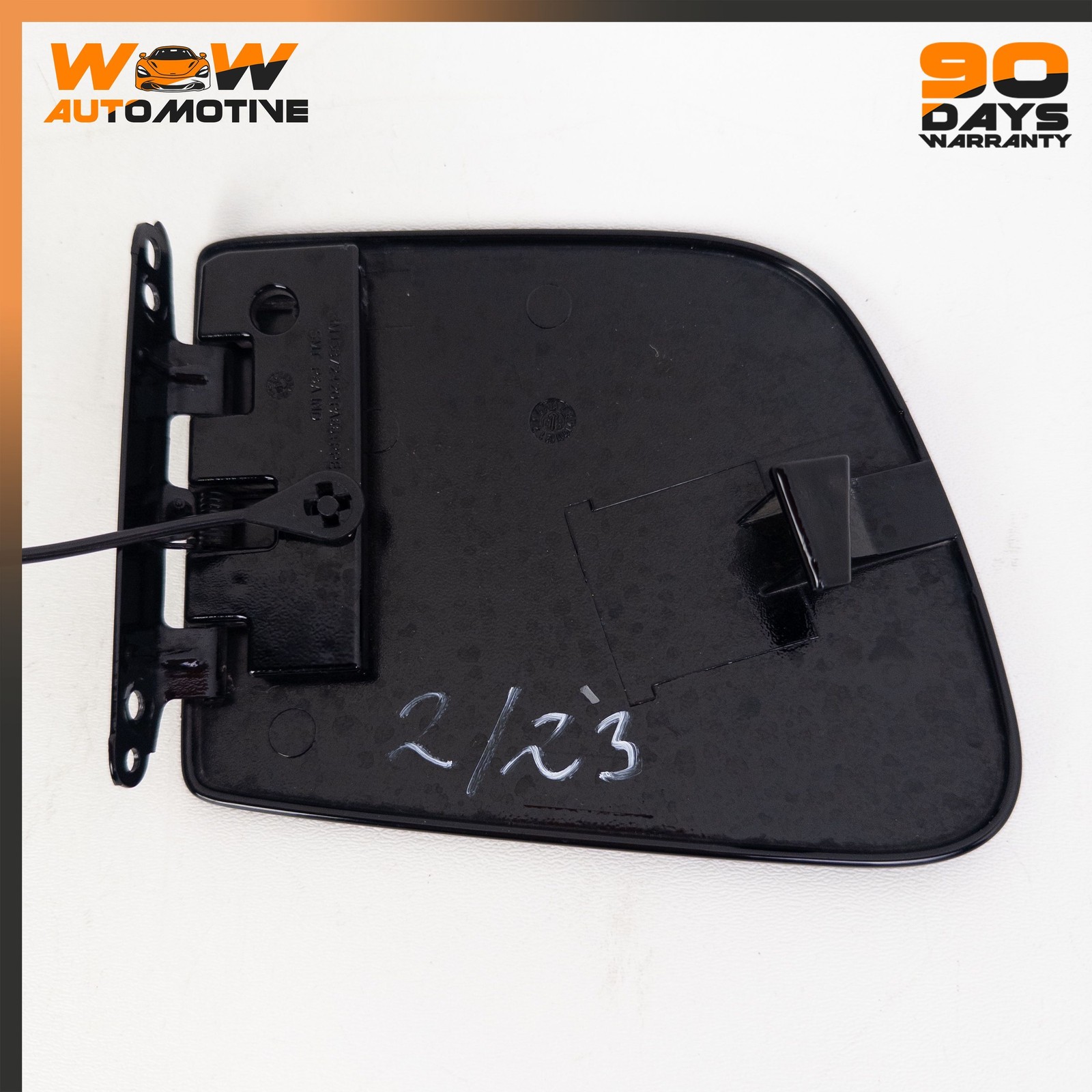 05-13 CHEVROLET CORVETTE C6 FUEL DOOR LID GAS TANK COVER BLACK 20978682 OEM