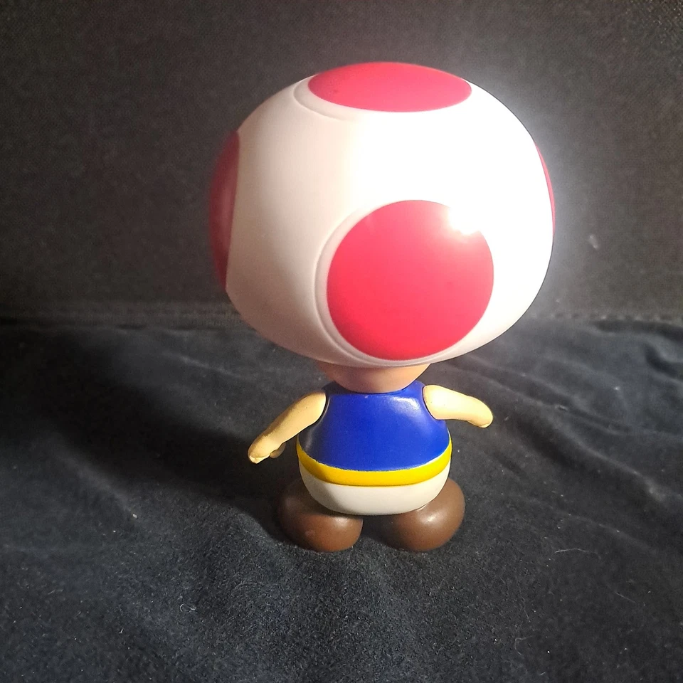 Minifigura 2012 World of Nintendo Mario TOAD 4 pulgadas Foto 3 de 4