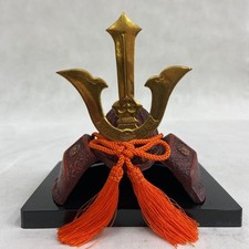 Samurai helmet miniature helmet Masashige Kusunoki with PC stand