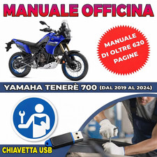 Manuale Officina Yamaha Tenerè 700 dal 2019 al 2024 IN ITALIANO FORMATO USB