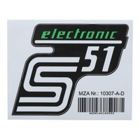Klebefolie Seitendeckel S51 Electronic GrüN FüR Simson S51